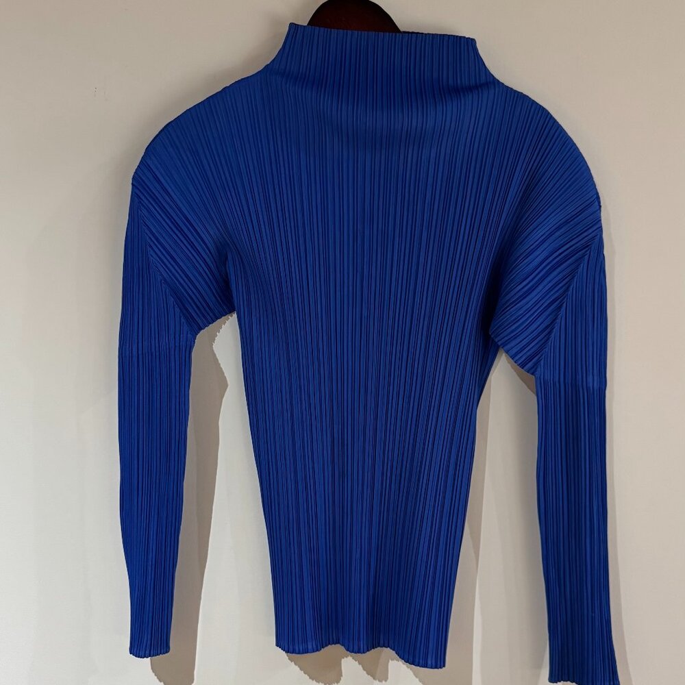 Issey Miyake Pleats Please Top - Blue Size 3 (Small)
